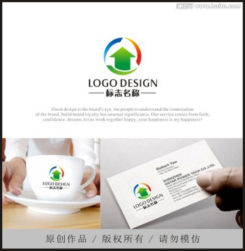 装修 房子LOGO 环保