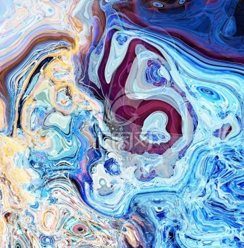 抽象油畫
