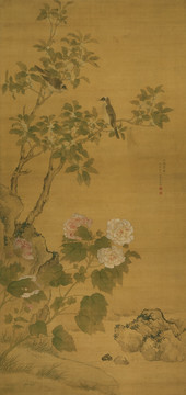 馬荃 白頭榮貴圖