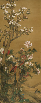 胡湄 玉堂富貴圖