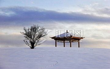 福寿山 冬景