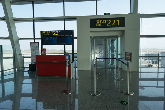 天津滨海国际机场登机口