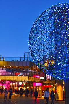 三里屯夜景