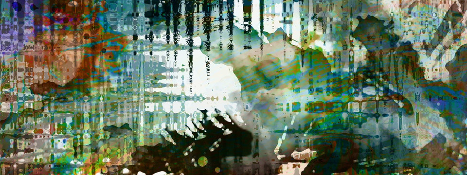 復(fù)古抽象畫