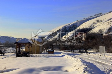 福壽山冬景 雪山 冬景