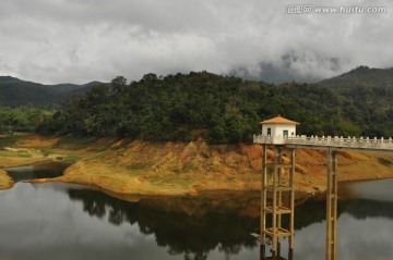 干涸水库 五指山太平水库