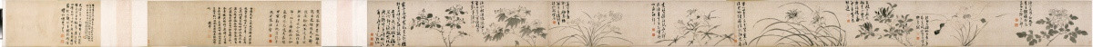 陳道復(fù) 墨筆花卉