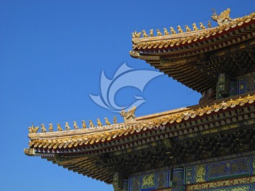 北京故宫太和殿檐脊兽