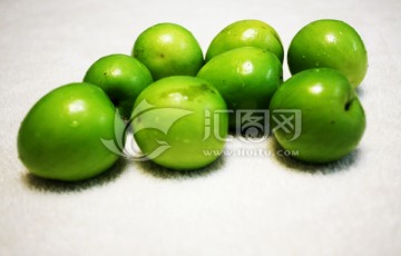青枣 水果 绿色