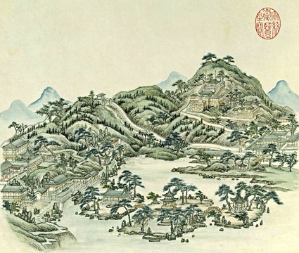 張若澄 玉泉趵突 未分層
