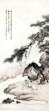 陳少梅 人物圖 未分層