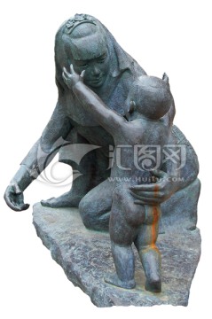 抗战题材雕塑台海主题母亲的港湾