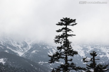 海螺沟冬季景色