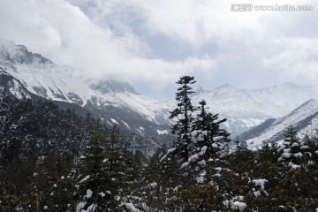 海螺沟冬季景色