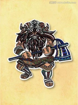 維京人 裝飾畫(huà) 無(wú)框畫(huà)