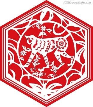 猴子 剪紙 新年