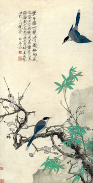 于照 仿崔白梅竹雙清圖 未分層