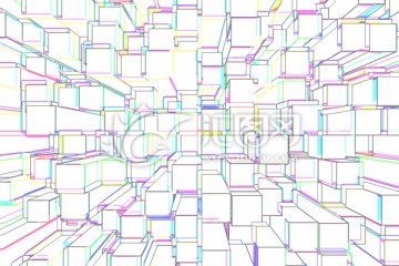 立體色塊背景 底紋素材 無分層