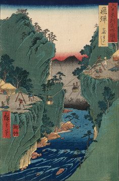 浮世繪 明所江戶百景