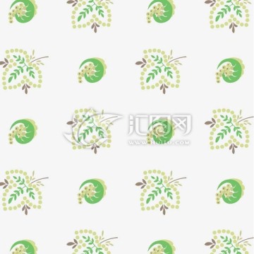 歐式花紋 葉子底紋 卷草紋