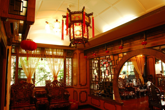 中式餐厅场景