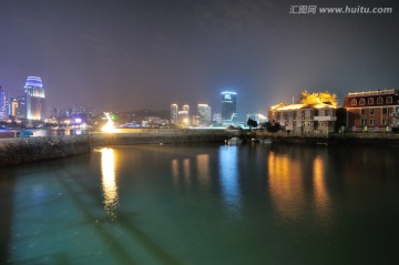 中国福建厦门鼓浪屿夜景