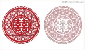 喜字剪紙