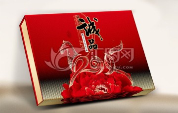 誠(chéng)品月餅包裝 展開(kāi)圖
