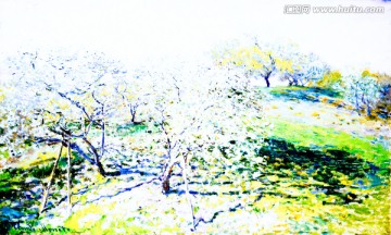 莫奈作品風(fēng)景油畫