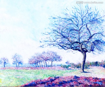 莫奈作品風(fēng)景油畫