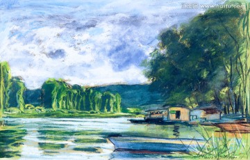 莫奈作品風景油畫