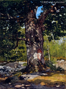 莫奈作品風(fēng)景油畫(huà)