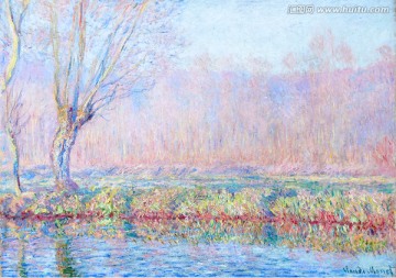 莫奈作品風(fēng)景油畫