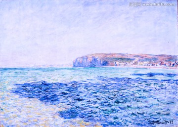 莫奈作品抽象油畫