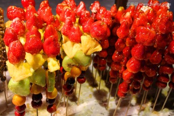 冰糖葫芦 糖葫芦 美食 甜食