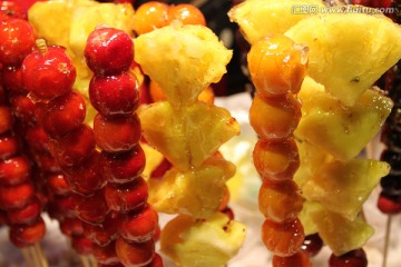 冰糖葫芦 糖葫芦 美食 甜食