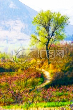 風景畫 裝飾畫 無分層