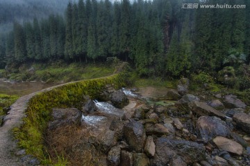 峨眉山雅安高庙黑山村