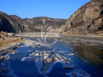 禹门口黄河凌汛