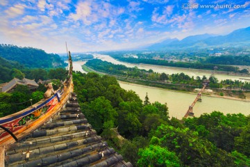 都江堰全景