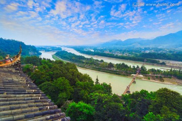 都江堰全景