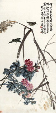 王震 花鳥圖 未分層