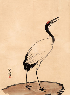 徐悲鴻 花鳥冊頁 未分層