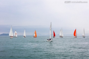 三亚海上帆船比赛