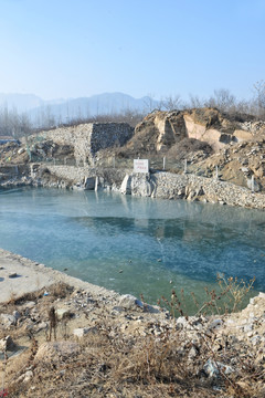 水坝 水库 蓄水