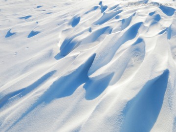 极寒积雪素材