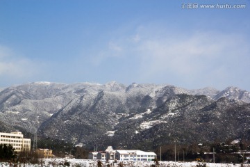 下雪天农田雪地积雪