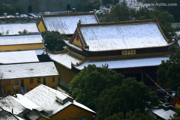 杭州西湖净慈寺雪景