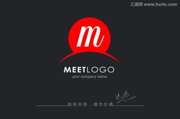 字母M標(biāo)志
