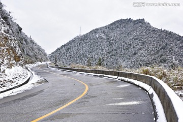 乐昌狮子山雪景